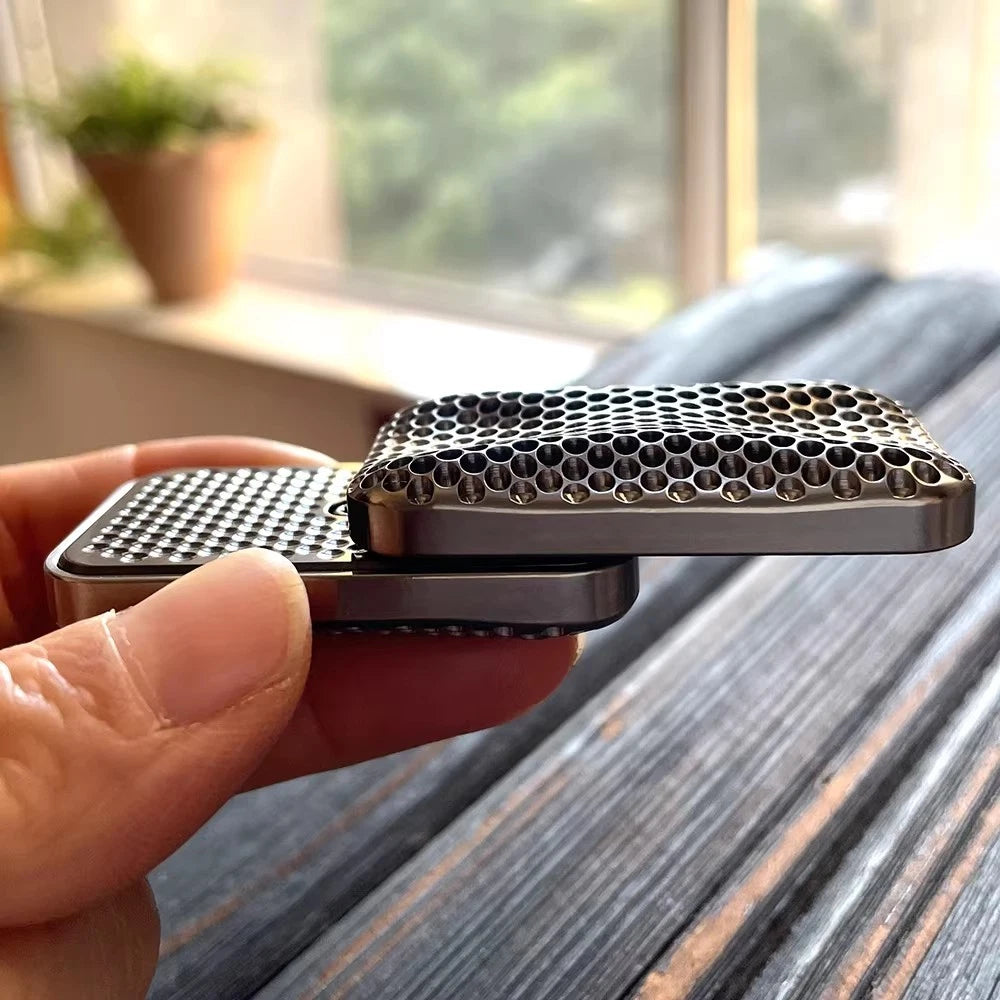 Coral Titanium Zirconium Unlimited Push Mechanical Haptic Slider Fidget Slider 07FC0E-D4 - KOEEK