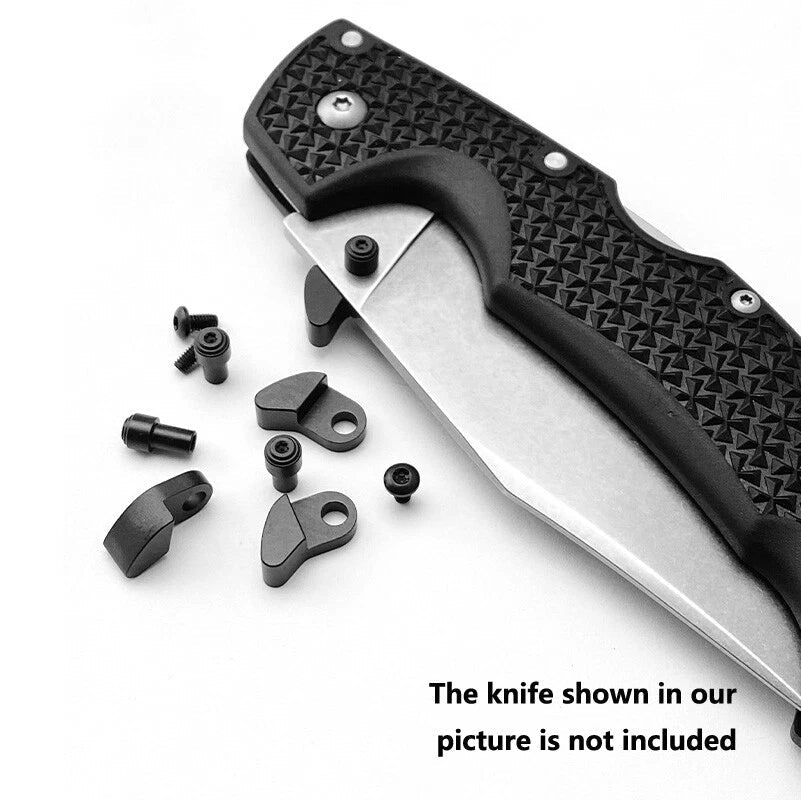 3pcs/Set Aluminium Rapid Thumb Stud Screw For Cold Steel Recon 1 Folding Knife 07FC0E-D4 - KOEEK