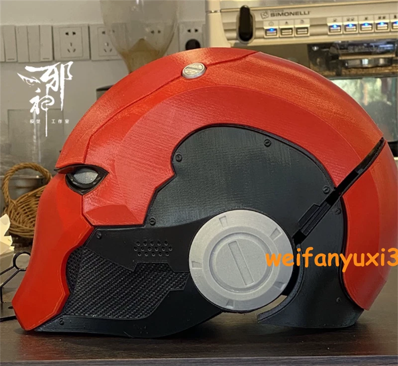 Red Hood Batman Helmet 3D Printed Full Face Mask Handmade Cosplay Props HANDMADE - KOEEK