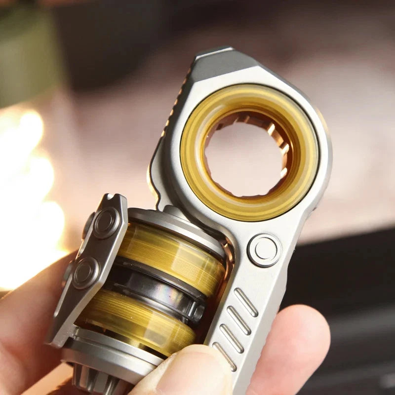 Stainless Steel EDC Fidget Toy Focus Pusher Egg, ADHD Stress Relief Gift 07FC0E-D4 - KOEEK