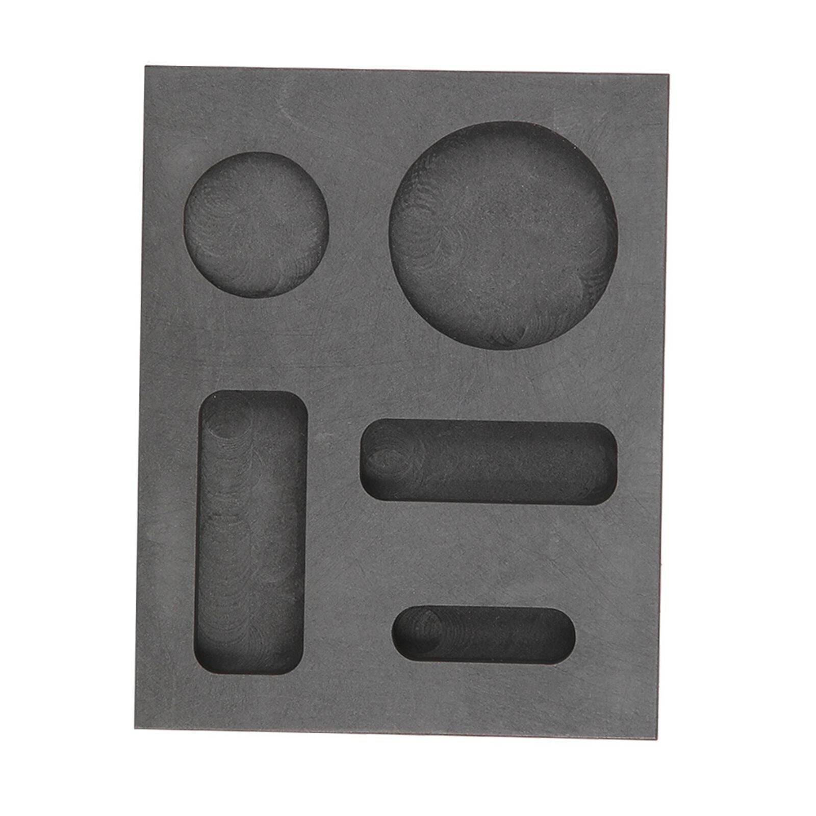 new 5 Grooves Graphite Ingot Melting Casting Refining Scrap Combo Crucible Mold MNS koeek - KOEEK