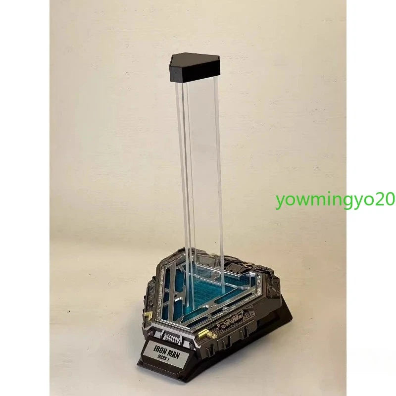 IN US!!! (Only Base)1/1 Iron Man MK50 Helmet Base Stand LED Reactor Bracket Gift 07FC0E-D4 - KOEEK