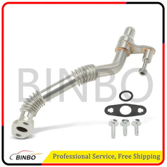 Passenger Side Turbocharger Oil Return Tube for BMW X5 550i 650i 750i 07FC0E-D4 - KOEEK