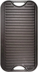 Cast Iron Reversible Grill/Griddle, 20-inch x 10.44-inch, Black 07FC0E-D4 - KOEEK