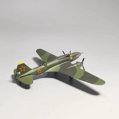 1:144WWII IL-4Bomber Alloy Model Simulation Military CollectionMiniatureOrnament 07FC0E-D4 - KOEEK