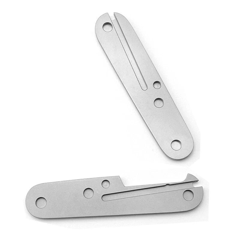 1 Pair TC4 Titanium Knife Handle Scales for 91MM Victorinox Swiss Army Knives 07FC0E-D4 - KOEEK