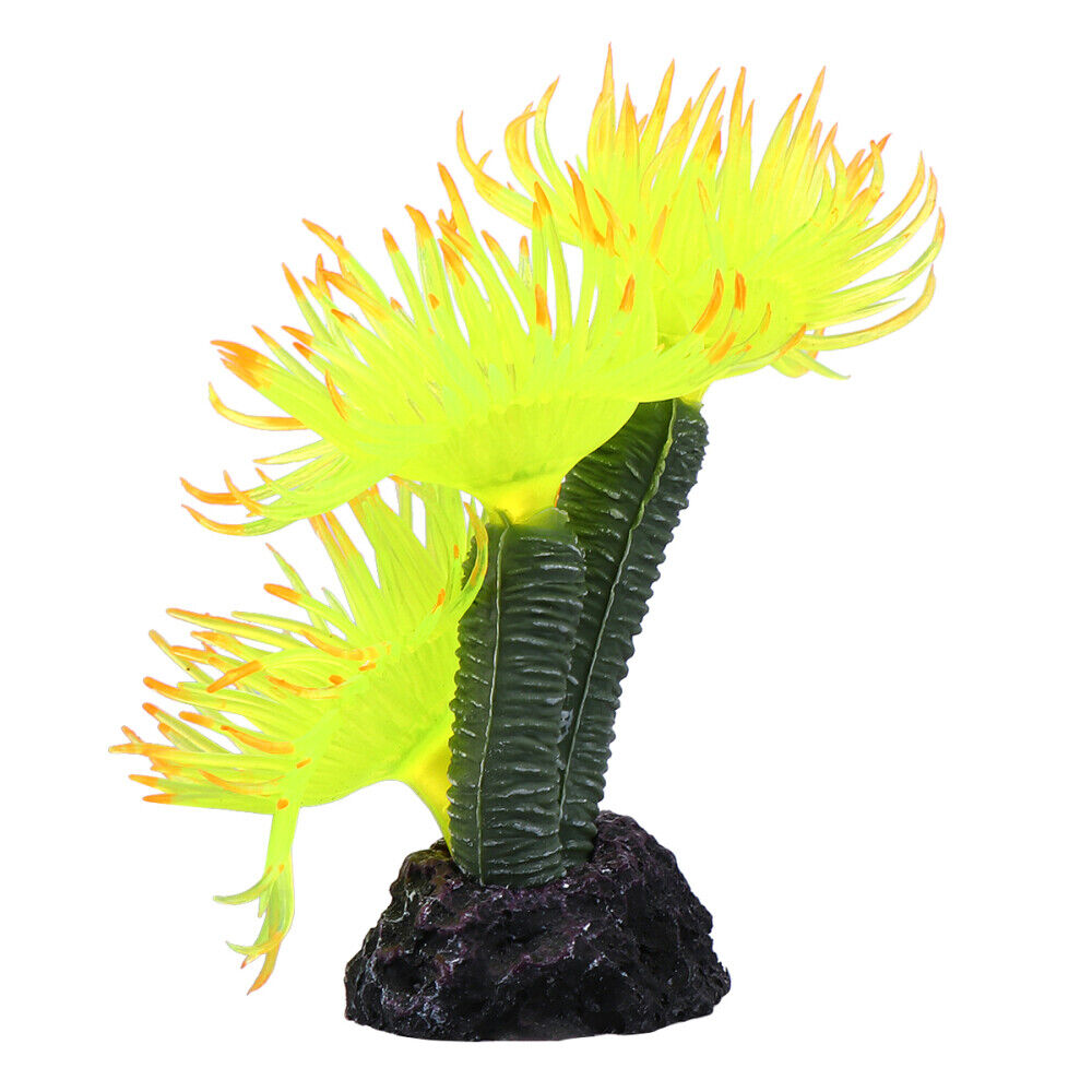 ny 3 Pc Fish Tank Faux Coral Realistic Fake Aquatic Artificial Decor