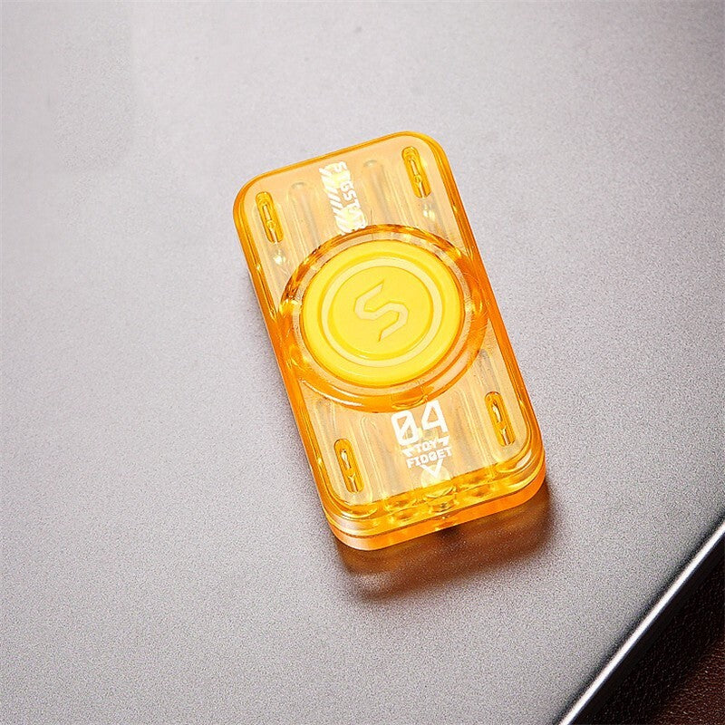 2 in 1 Multifunctional Fidget Toy Plastic Push Fidget Slider EDC Fidget Spinner 07FC0E-D4 - KOEEK