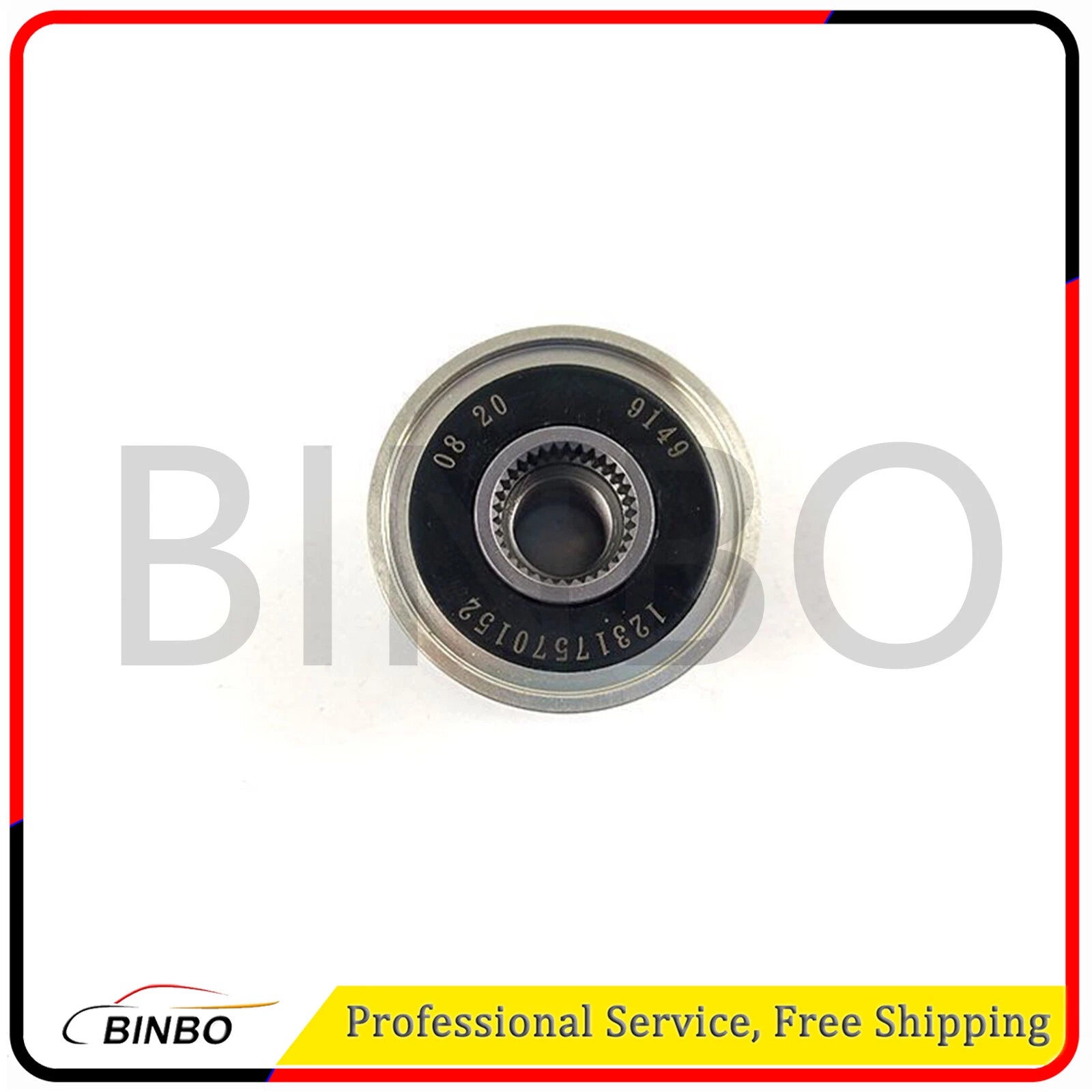 12317570152 Alternator Clutch Pulley for BMW 1 3 5 6 7 E30 E36 E87 E81 E46 E90 07FC0E-D4 - KOEEK