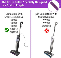 Steam vacuum cleaner 3-in-1 - 2 brush rollers, 1 cleaning tool replacement part 07FC0E-D4 - KOEEK