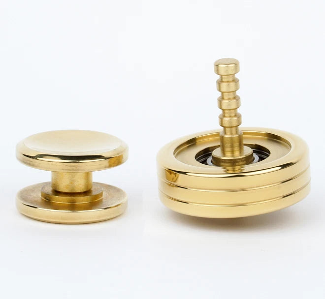Brass Hand Twisting Spinning Top Toy Gyro Multi-function Gyroscope 07FC0E-D4 - KOEEK