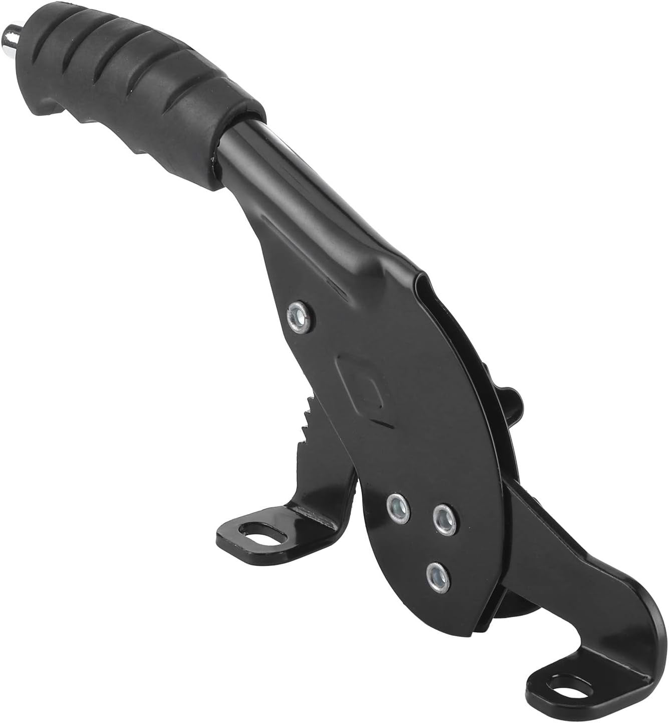 new Motorcycle Brake Pump Lever,Universal Handle Front normal, Black+Silver 07FC0E-D4 - KOEEK