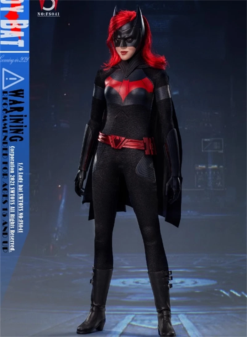 FS041 SWTOYS 1/6 Lady Bat Two Heads Action Figure Collectible Model Toy Gift 07FC0E-D4 - KOEEK