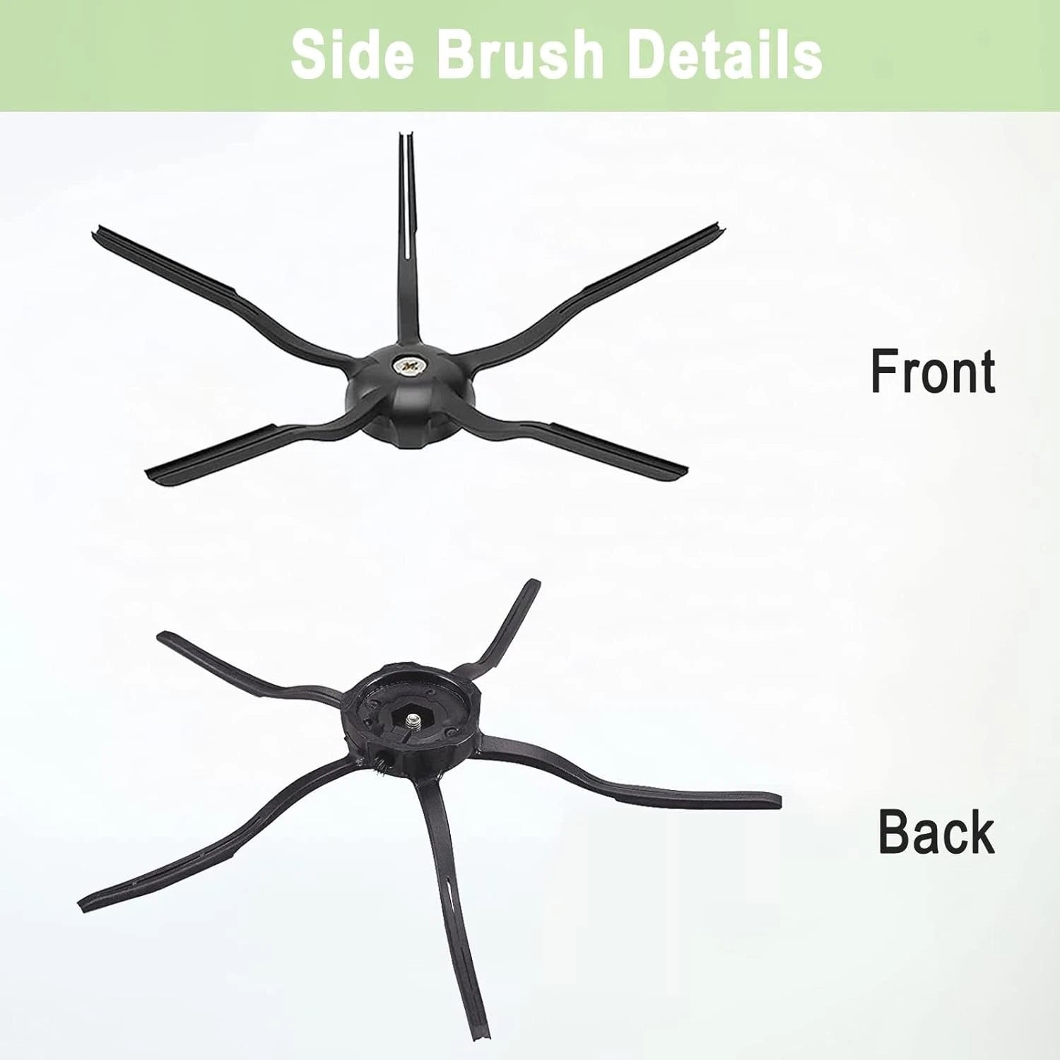Compatible replacement parts, robot vacuum cleaner, includes 2 roller brushes 07FC0E-D4 - KOEEK