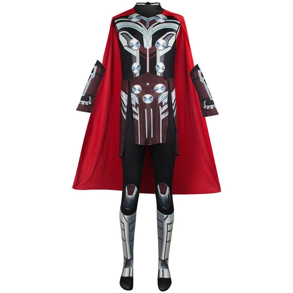 Thor：Love and Thunder Adult Tight Fitting Male Female Cosplay Costume Jumpsuit 07FC0E-D4 - KOEEK