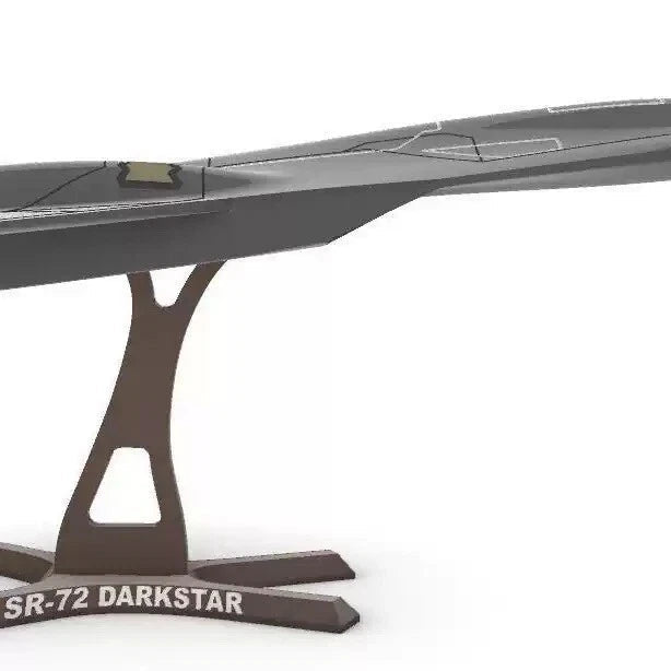 3D Printed 1/72 Scale US Dark Star SR-72 Reconnaissance Aircraft Unpainted Model 07FC0E-D4 - KOEEK