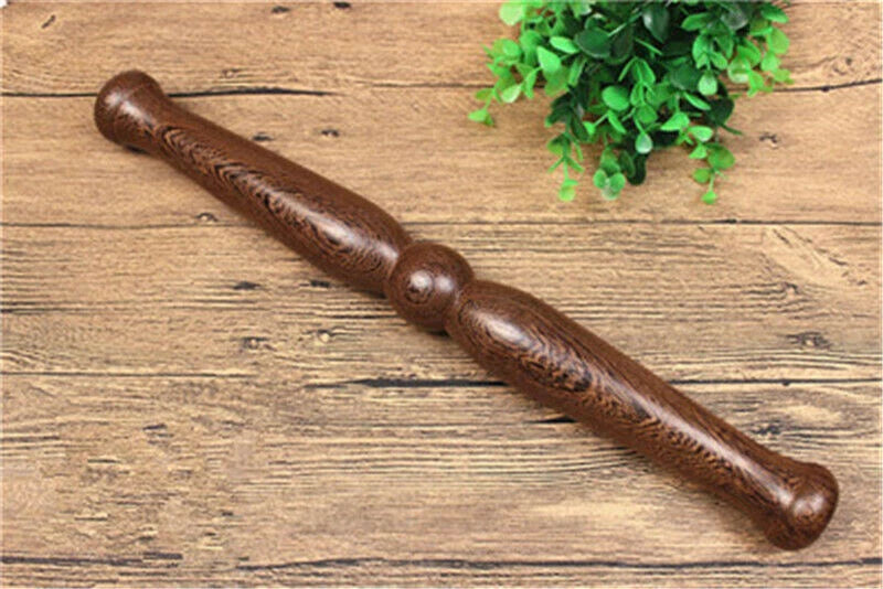 Tai Chi Qigong Ruler Martial Arts Tai Chi Kungfu Bang Sticks Polished Solid Wood 07FC0E-D4 - KOEEK
