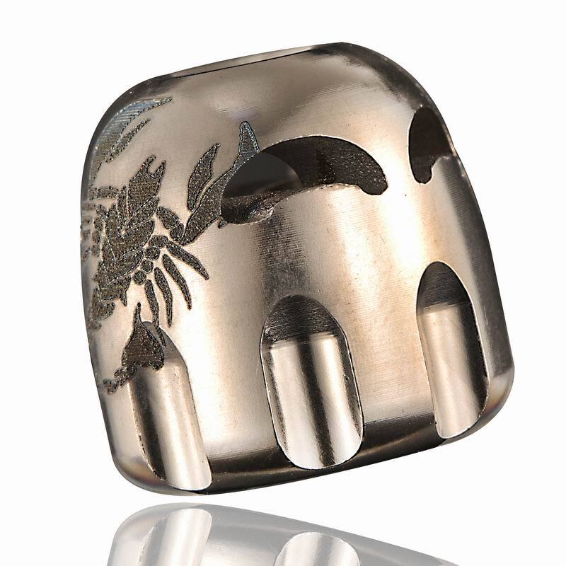 Titan Alloy Paracord Bead Knife Pendant EDC DIY Accessories Pacman Laugh 07FC0E-D4 - KOEEK