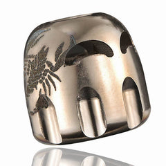 Titan Alloy Paracord Bead Knife Pendant EDC DIY Accessories Pacman Laugh 07FC0E-D4 - KOEEK