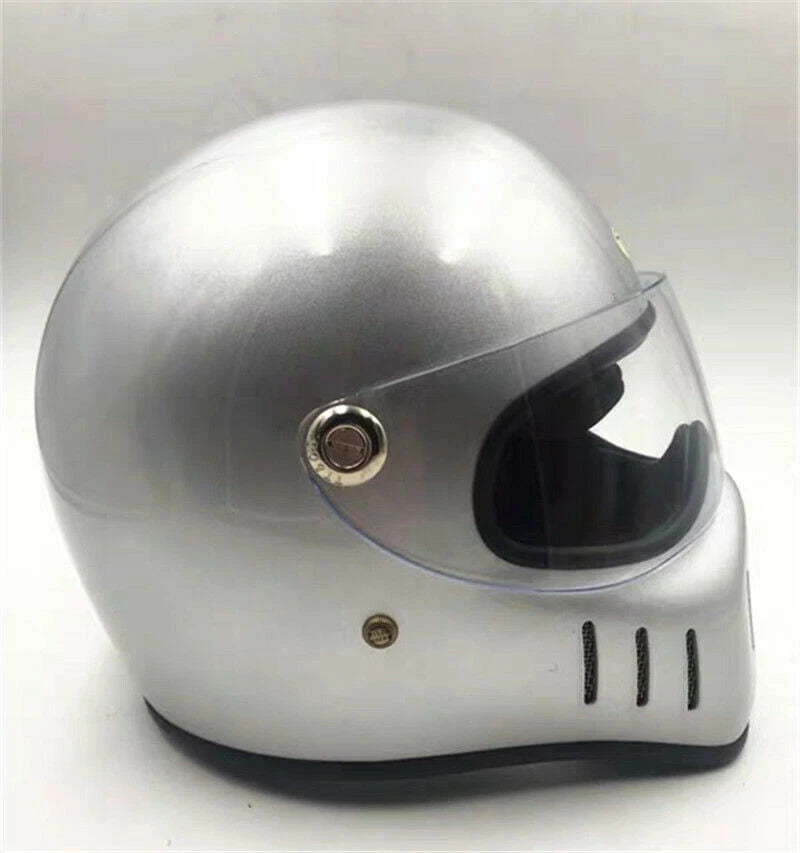 Full Face Vintage Helmet Lightweigh Anti-fog Glasses Motorcycle Helmet 07FC0E-D4 - KOEEK