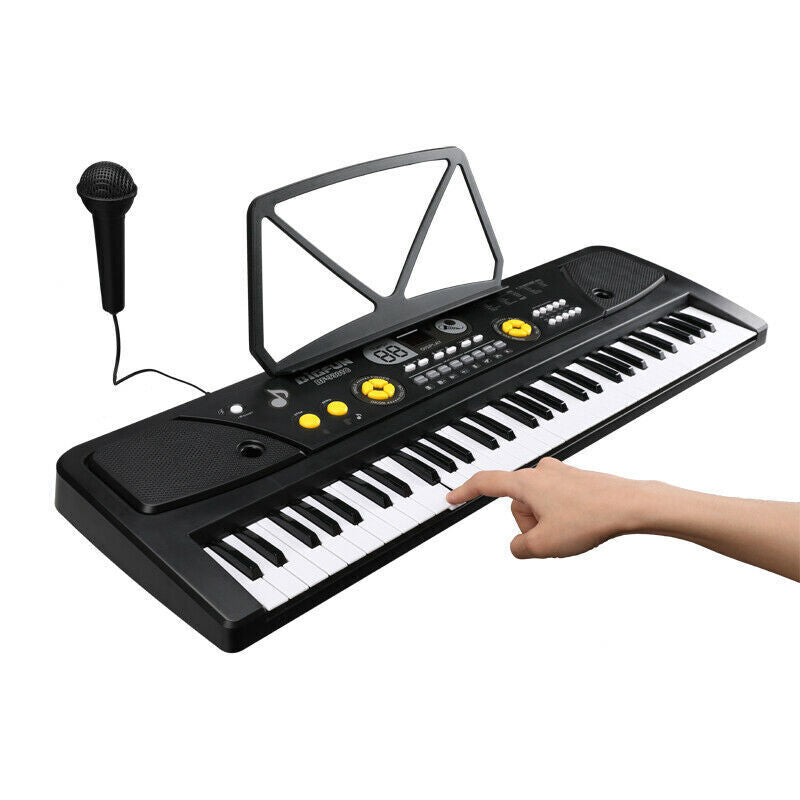 nytt Smart Digital Piano Keyboard 61 Key - Bærbart elektronisk instrument med mikrofon