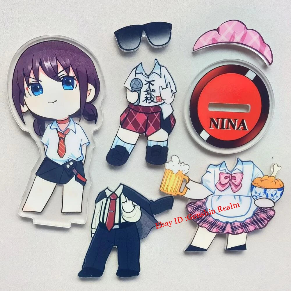 Anime GIRLS BAND CRY NINA ISERI Acrylic Desktop Stand Figure Collection Gift 07FC0E-D4 - KOEEK