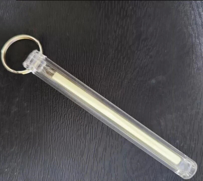 Key Chain Pendant 5*80/100mm Acrylic Shell Green Tube 25 Years Life Light Tube 07FC0E-D4 - KOEEK