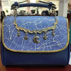 Women Bag Constellation Crossbody Fashion Bags Handbag Lolita JK Girl Zipper Bag 07FC0E-D4 - KOEEK
