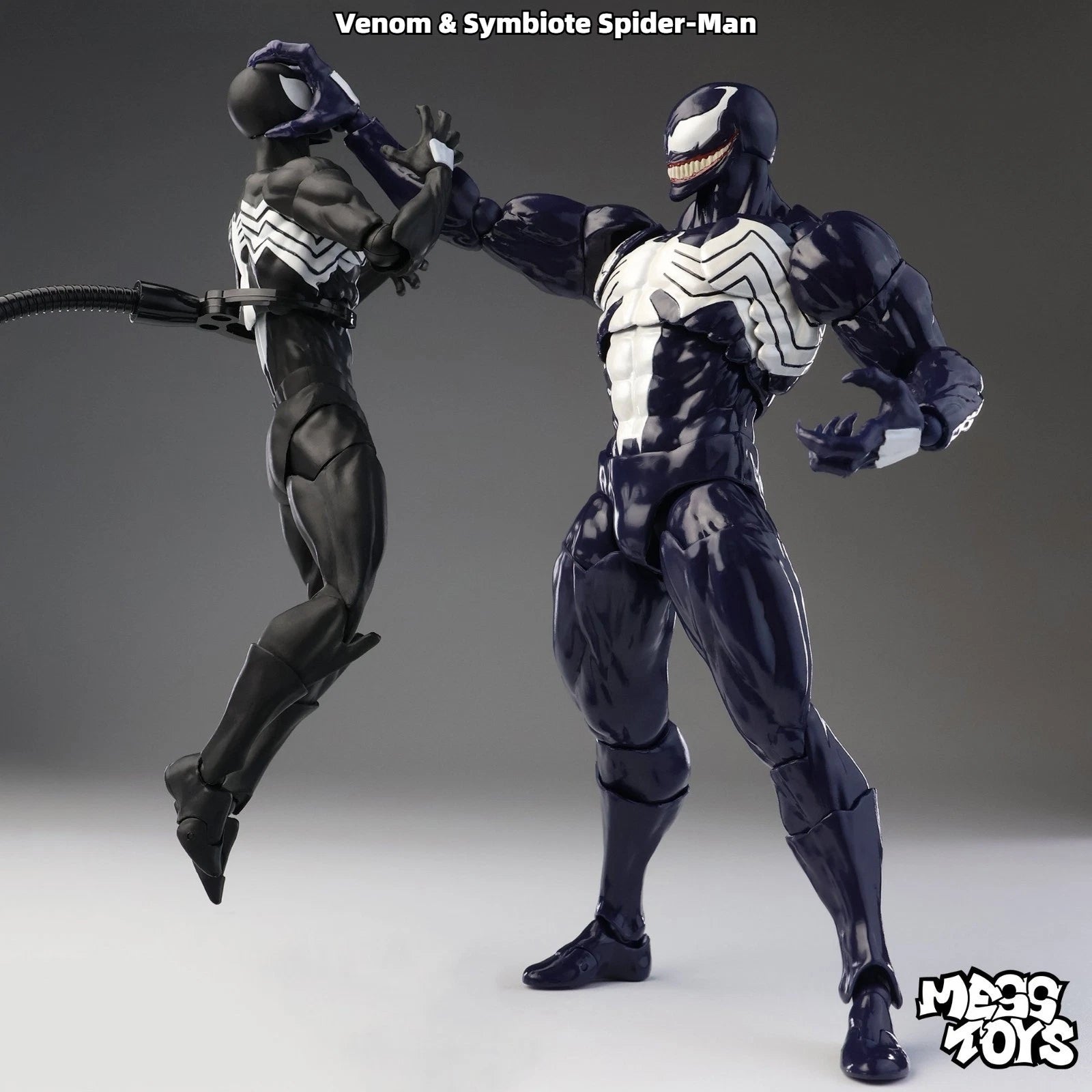 Mess Toys Lethal Neighbor Venom & Symbiote Spider-Man 1/12 Figures In Stock MESS_TOYS - KOEEK