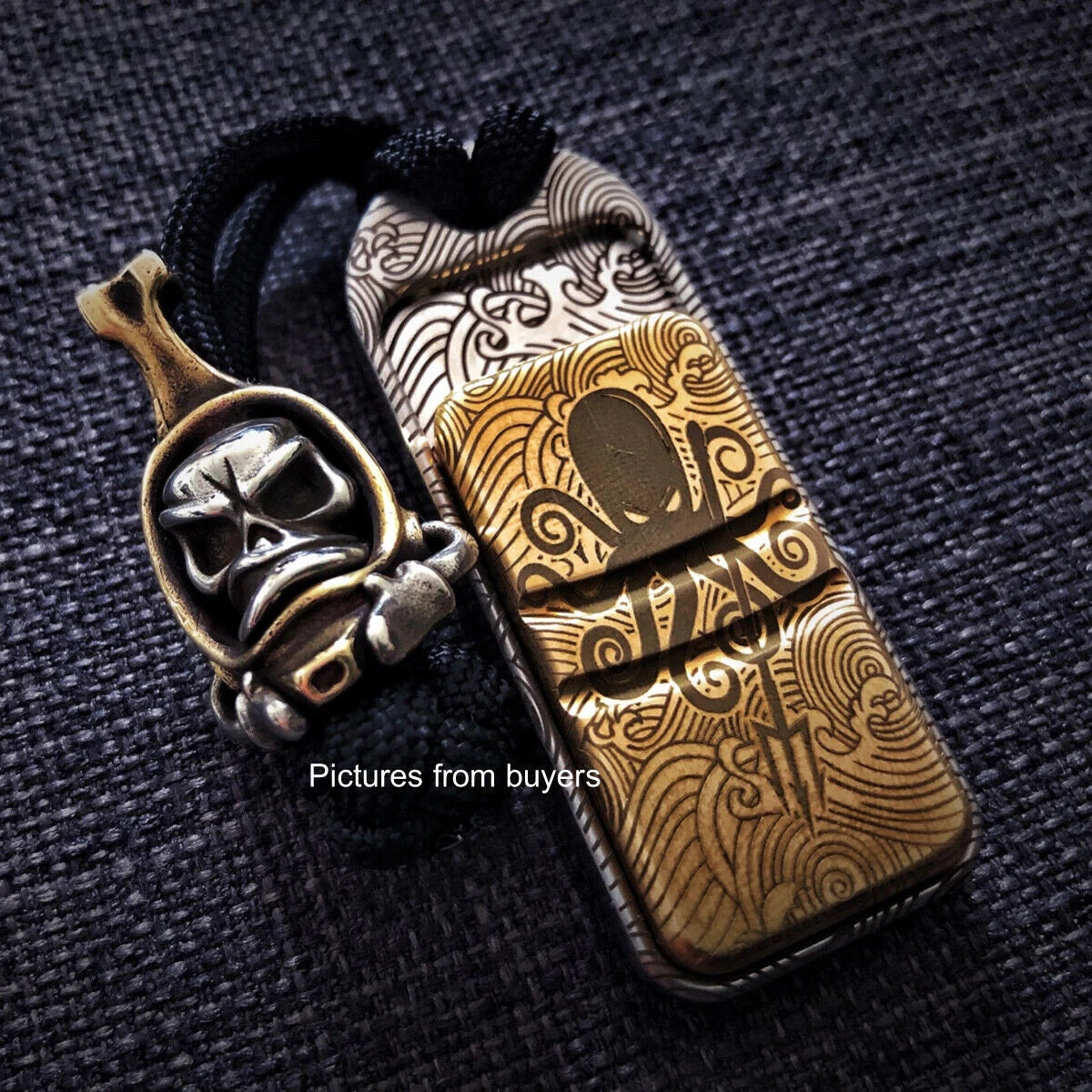 Metal Click Press Coin Push Card Hand Fidget Decompression EDC Toy Gift 07FC0E-D4 - KOEEK