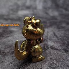 Anime Little Dinosaur Gon Brass Figure Mini Handmade Ornaments Toy Gift 07FC0E-D4 - KOEEK