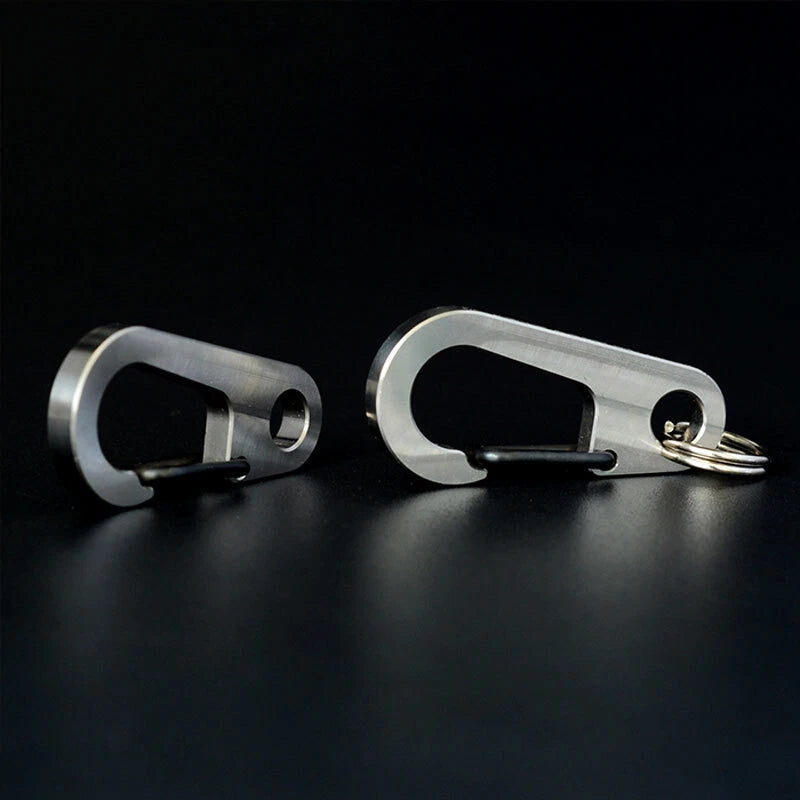 TITANER CNC Titanium Alloy Key Chain Carabiner Tools Outdoor Camping Travel EDC TITANER - KOEEK