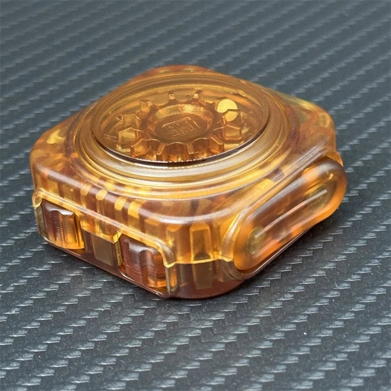 EDC Fidget Toy Multi-functional - Amber Plastic Decompression Toy Fidget Clicker 07FC0E-D4 - KOEEK