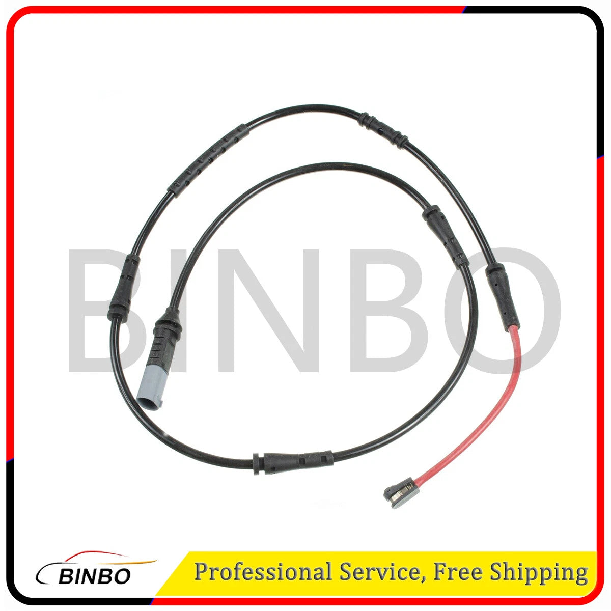 Car Brake Pad Sensor Rear Disc Brake Pad Wear Indicator Sensor for BMW Black 07FC0E-D4 - KOEEK