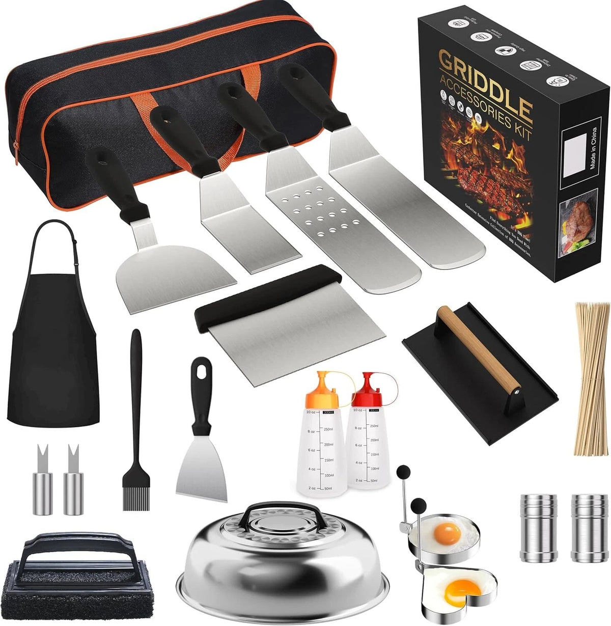 Griddle Accessories Kit, Griddle Accessories for Blackstone - Flat Top Grilling 07FC0E-D4 - KOEEK