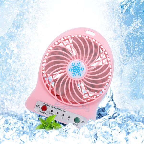 ny 2024 Aire acondicionado frio ventilator portatil USB oppladbar abanico de piso