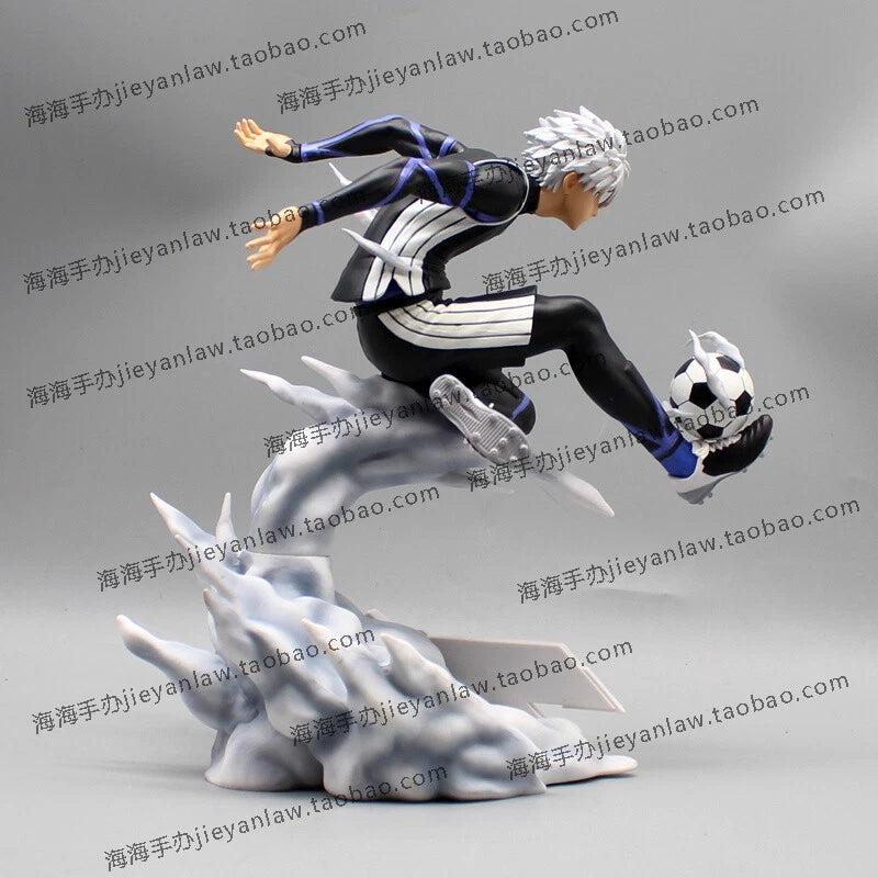 Anime BLUE LOCK Nagi Seishiro Play Football 1/7 Scale Figure Model Toy Gift 23cm 07FC0E-D4 - KOEEK