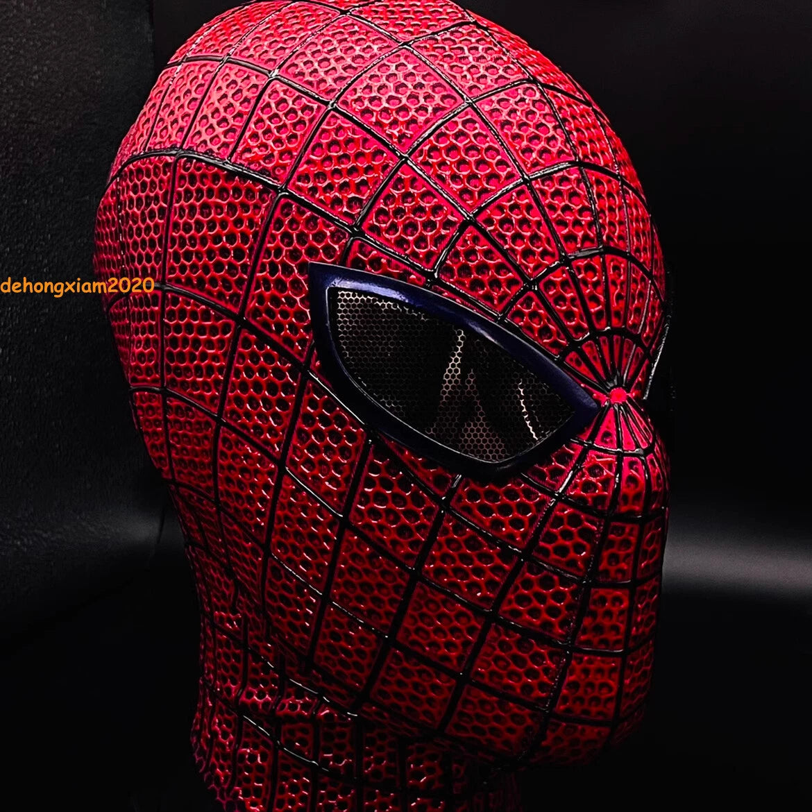 1:1 The Amazing Spider-Man Spiderman Cosplay Mask Andrew Garfield Prop Handmade HANDMADE - KOEEK