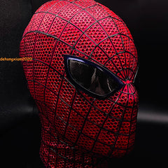 1:1 The Amazing Spider-Man Spiderman Cosplay Mask Andrew Garfield Prop Handmade HANDMADE - KOEEK