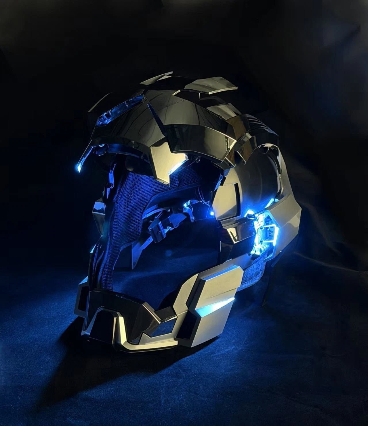 Iron Man Helmet MK17 1/1 Wearable Helmet English Voice-controlled Mask Transform 07FC0E-D4 - KOEEK
