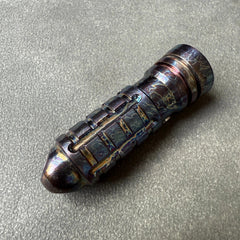 Titanium EDC Outdoor Portable Keychain Mini Flashlight - colorful 07FC0E-D4 - KOEEK