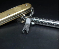 Titanium alloy EDC Gear Pocket Suspension Clip Wallet Mini Tool with Key Ring 07FC0E-D4 - KOEEK