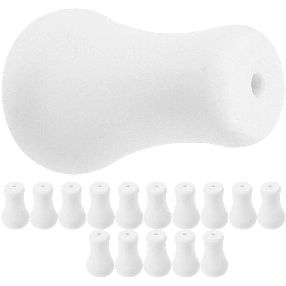 16pcs Blind Pull Cord Knobs Wood Cord Tassels Window Blinds Cord Tassels 07FC0E-D4 - KOEEK
