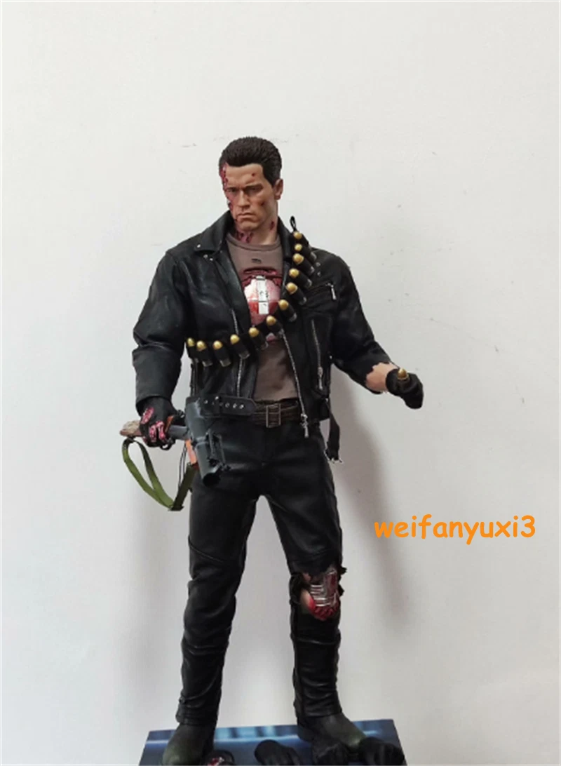 Terminator T800 Arnold Battle Damage Version 1/4 Action Figure w/clothes no box 07FC0E-D4 - KOEEK