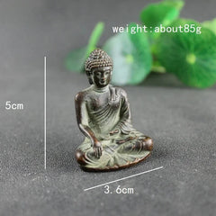 Exquisitely Chinese Bronze Handcarved Shakyamuni Buddha Statue Home Ornament 07FC0E-D4 - KOEEK