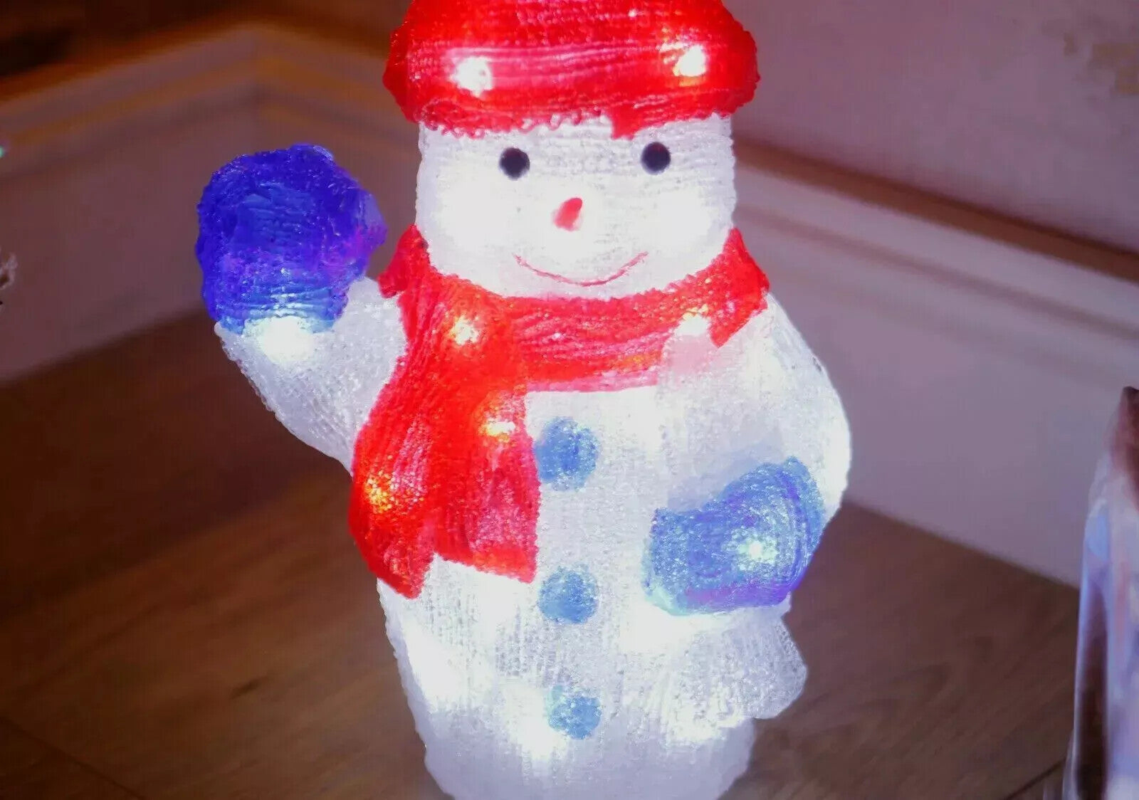 Christmas Acrylic Outdoor Decoration LED Light Up Festive Indoor Ornament Xmas 07FC0E-D4 - KOEEK