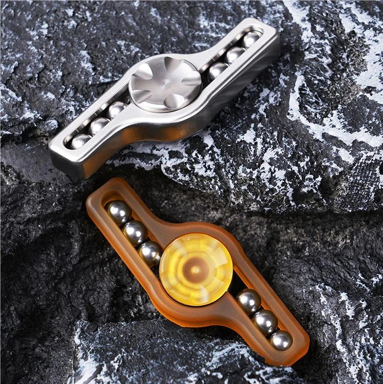 Stainless Steel PEI Fidget Spinner EDC Hand Spinner Finger Toy Stress Relief Toy 07FC0E-D4 - KOEEK