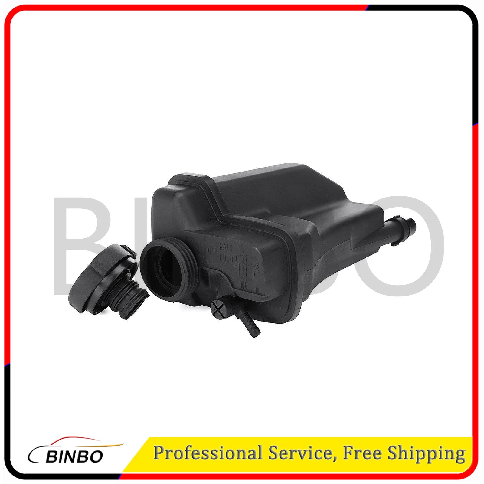Coolant Expansion Tank with Cap for BMW E39 525i 528i 530i E38 728i 17111436381 07FC0E-D4 - KOEEK