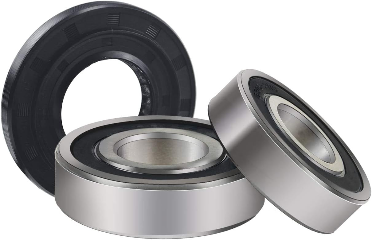 new Front Load Washer Tub Ball Bearings Washing Machine Bearing Kit Black 07FC0E-D4 - KOEEK