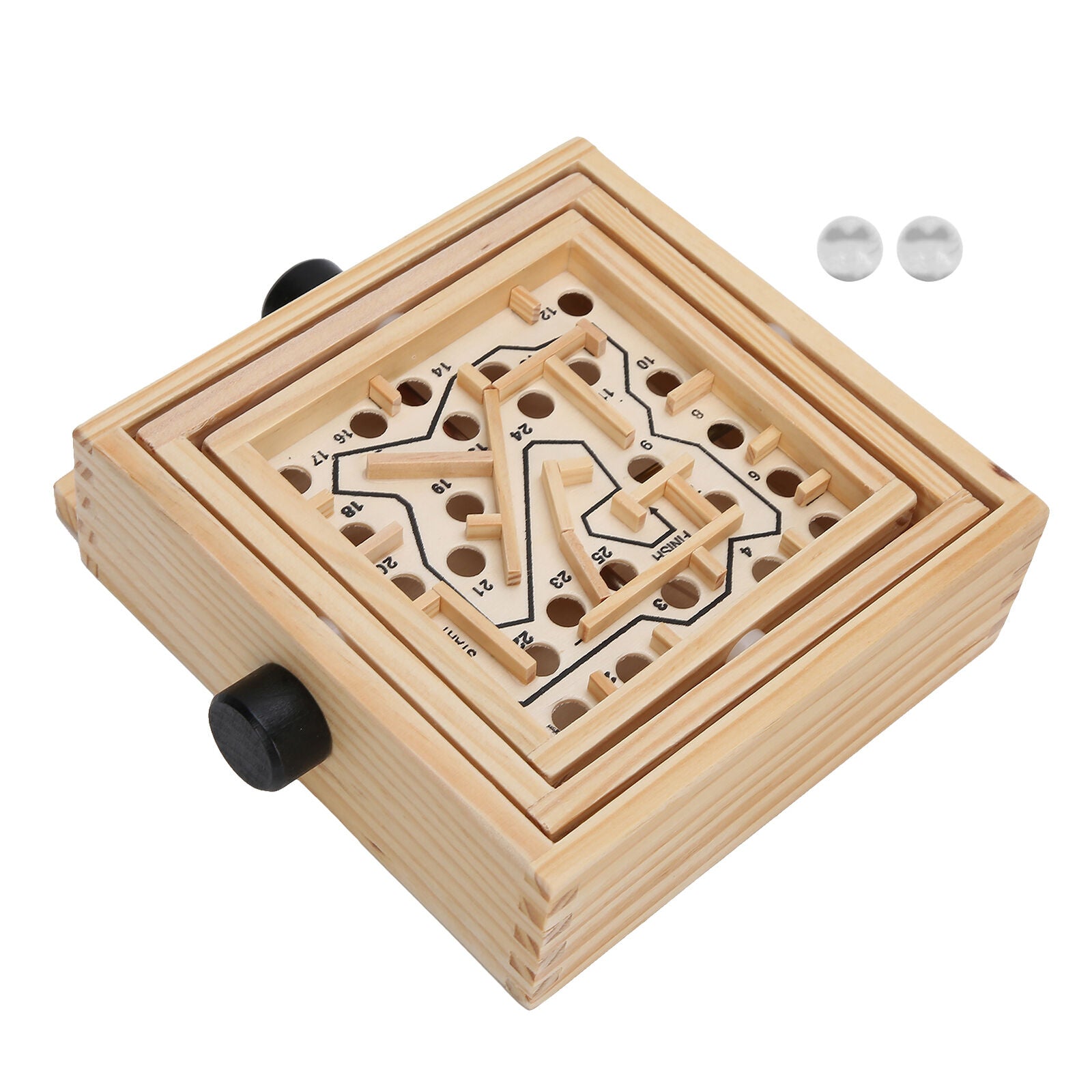 new Wooden Maze Puzzle Toy Balances Board Table Maze Game Prevent Dementia For E HPT koeek - KOEEK